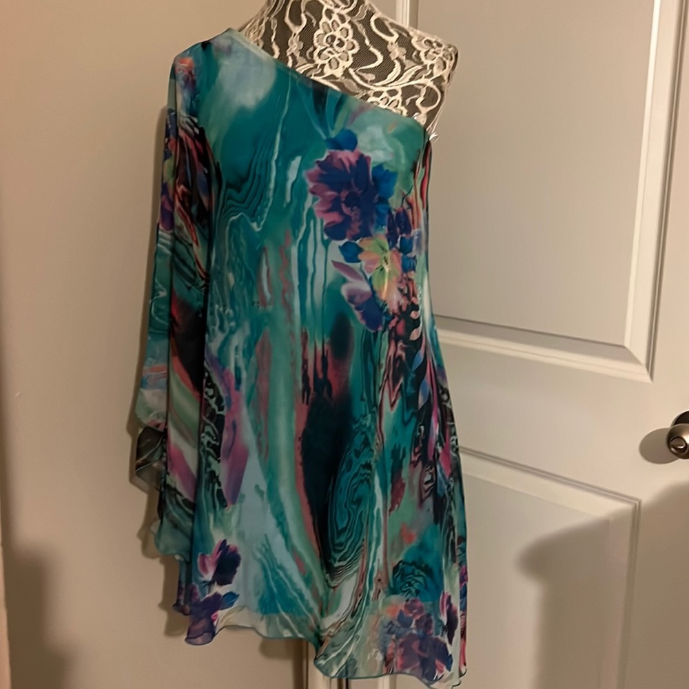 Bisou Bisou one shoulder dress